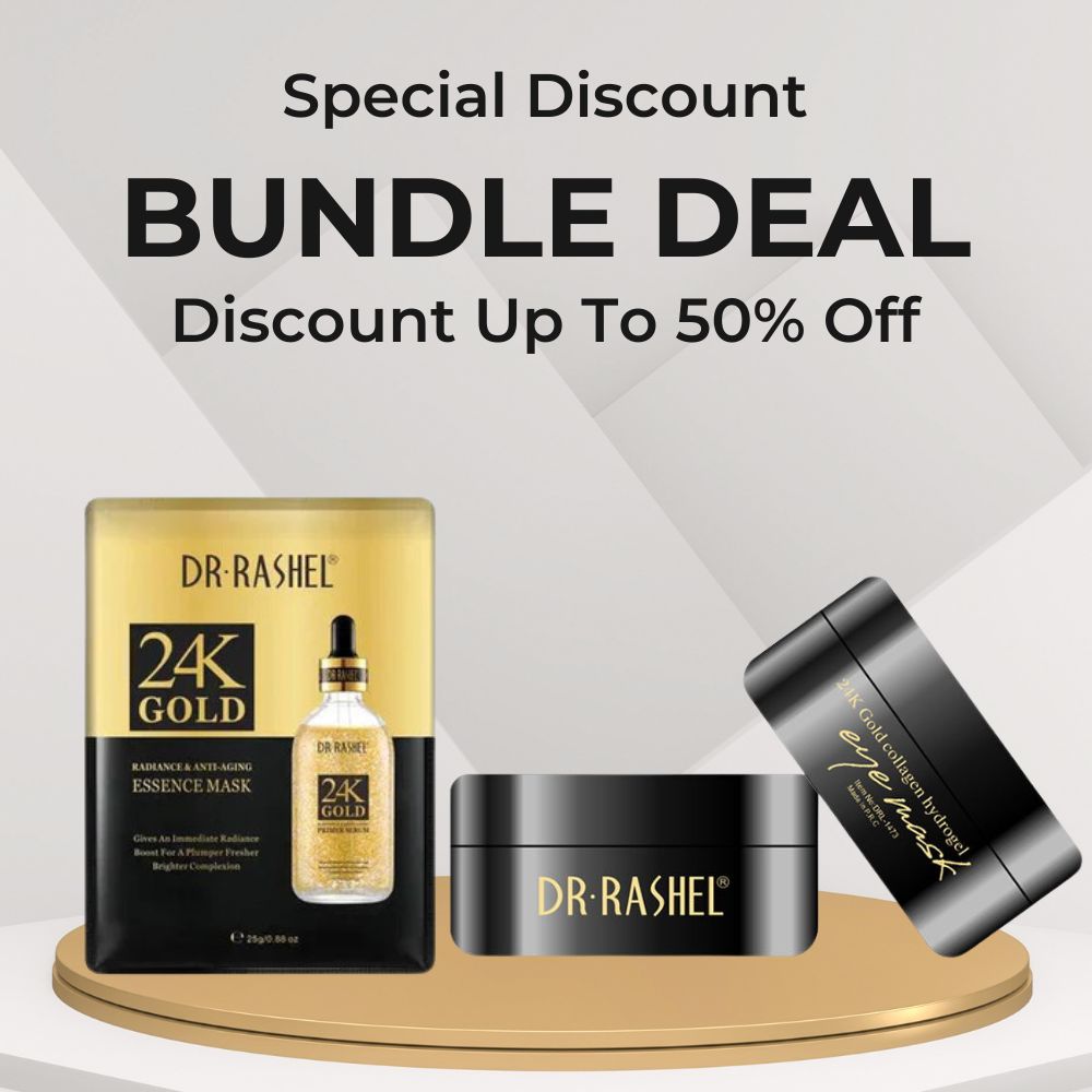 Dr.Rashel  24K Gold Eye Mask  &  24K Gold  Anti-Aging Essence Mask bundle deal