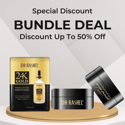   Dr.Rashel  24K Gold Eye Mask  &  24K Gold  Anti-Aging Essence Mask bundle deal