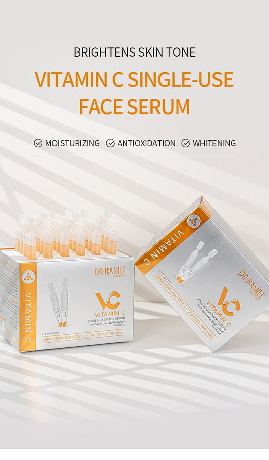 Dr Rashel VC Vitamin C Single-Use Face Serum – Instant Brightening & Anti-Dullness Glow Ampoule (2ml)