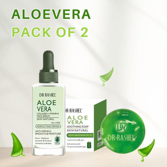   Dr.Rashel Aloe Vera  Face Serum  &  Dr.Rashel Aloe Vera  Soap  bundle  deal