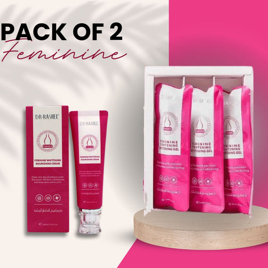   Dr.Rashel Feminine Whitening Nourishing Cream &  Feminine Tightening Whitening Gel  bundle  deal