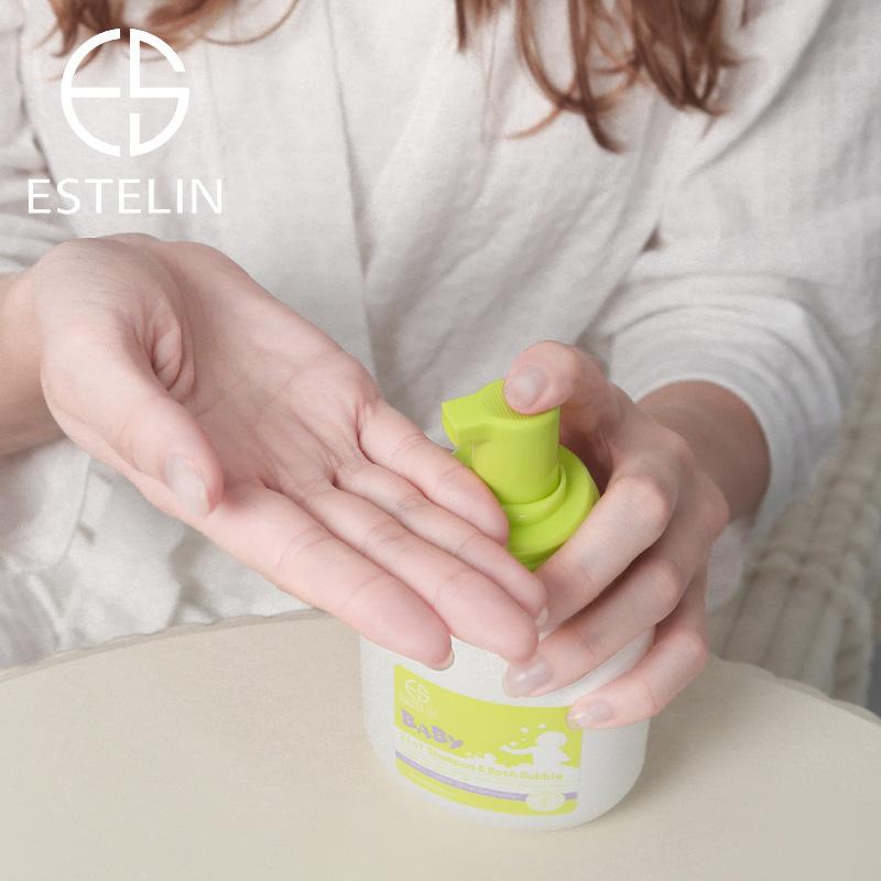  Estelin Baby 2 in 1 Shampoo And Bath Bubble For Gentle Cleaning 300ml
