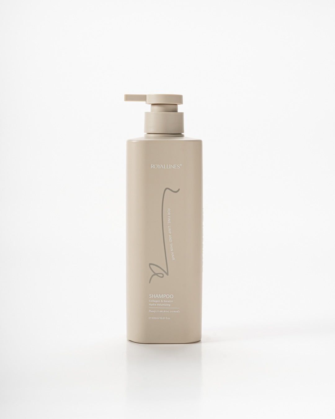 Royallines Hydra Volumizing Shampoo – 500ml | Collagen & Keratin for Fine & Flat Hair