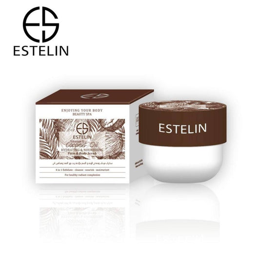   Estelin Vitamin E Coconut Oil Face & Body Scrub - 250g
