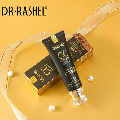   Dr.Rashel 24K CC Cream Gold & Collagen Make Up Cover Gold Radiance Sun Protection SPF60/PA++ - 50ml