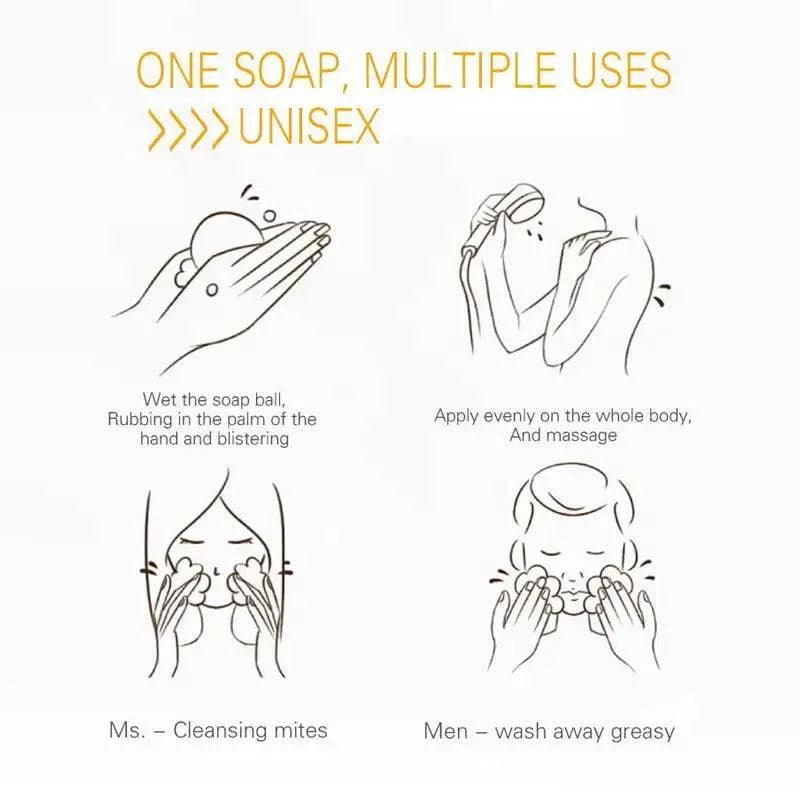   Dr.Rashel 24K Gold Radiance & Anti Aging Essence Soap - 100gms