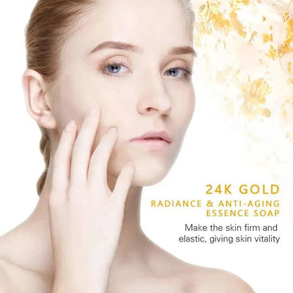   Dr.Rashel 24K Gold Radiance & Anti Aging Essence Soap - 100gms