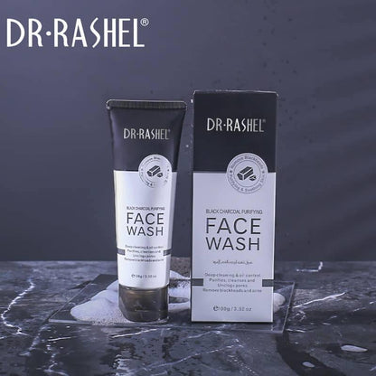   Dr.Rashel Black Charcoal Purifying Face Wash - 100g