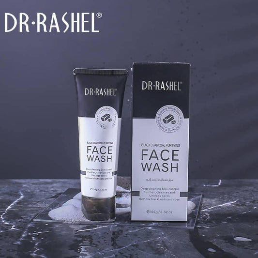   Dr.Rashel Black Charcoal Purifying Face Wash - 100g