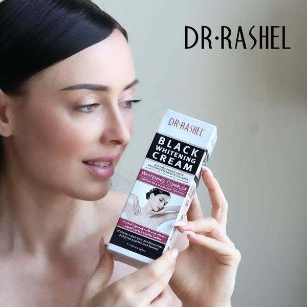 Dr.Rashel Black Whitening Cream with Collagen for Body and Private Parts for Girls & Women - 100ml