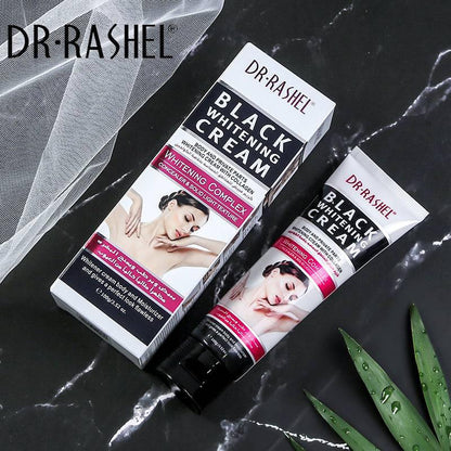   Dr.Rashel Black Whitening Cream with Collagen for Body and Private Parts for Girls & Women - 100ml