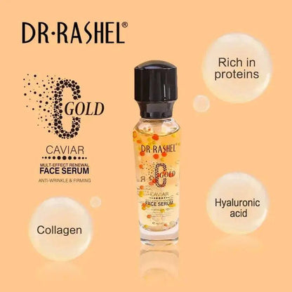   Dr.Rashel C Gold Caviar Multi Effect Renewal Face Serum for Anti Wrinkle - 30g