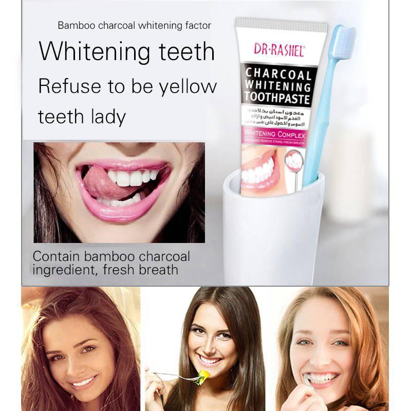 Dr.Rashel Charcoal Whitening Toothpaste 100ml