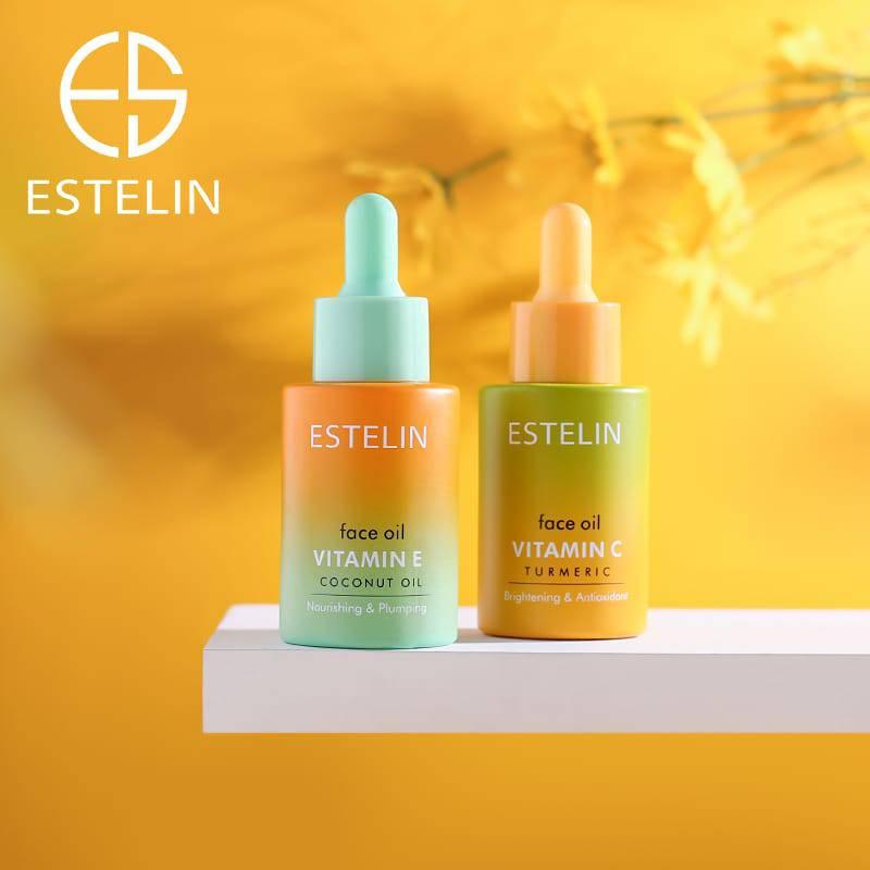   Estelin Face Oil Vitamin C , Rosehip & Vitamin E Oil - 30ml