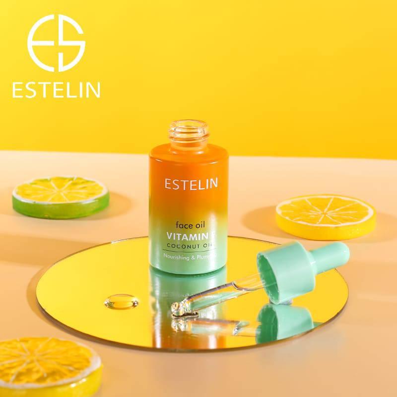   Estelin Face Oil Vitamin C , Rosehip & Vitamin E Oil - 30ml
