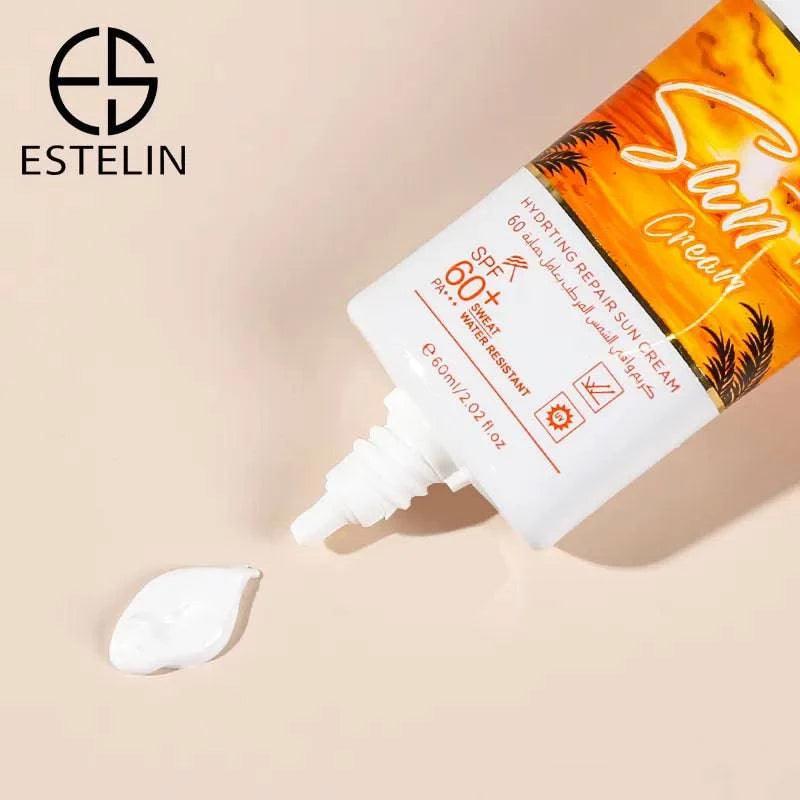   ESTELIN Hyaluronic Moisturizing and Repairing Sun Cream SPF60+