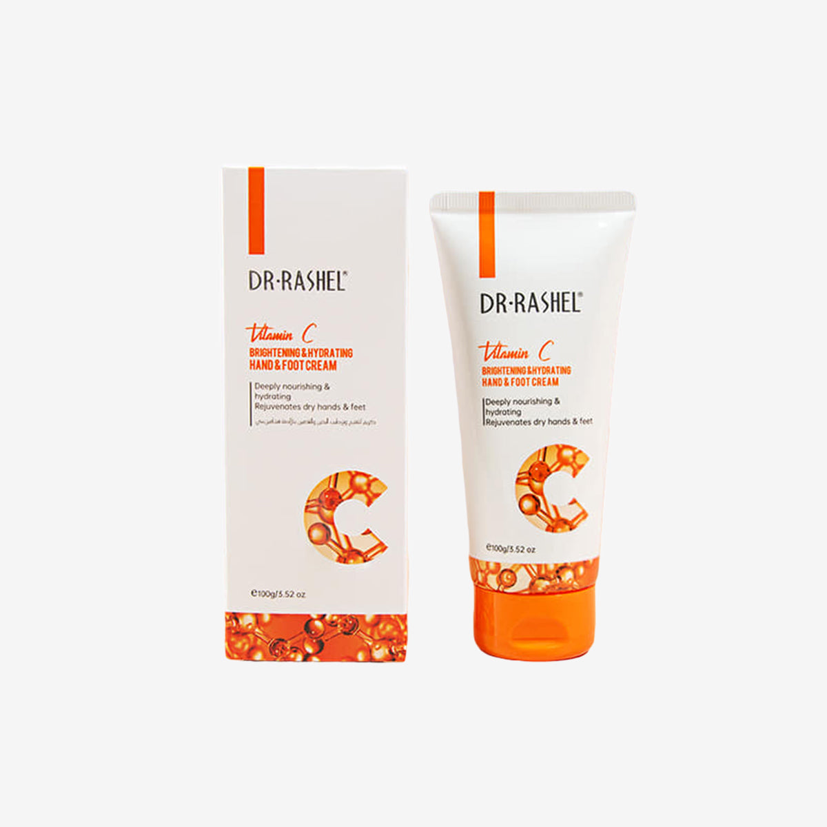Dr.Rashel Vitamin C Brightening & Hydrating Hand & Foot Cream - 100g