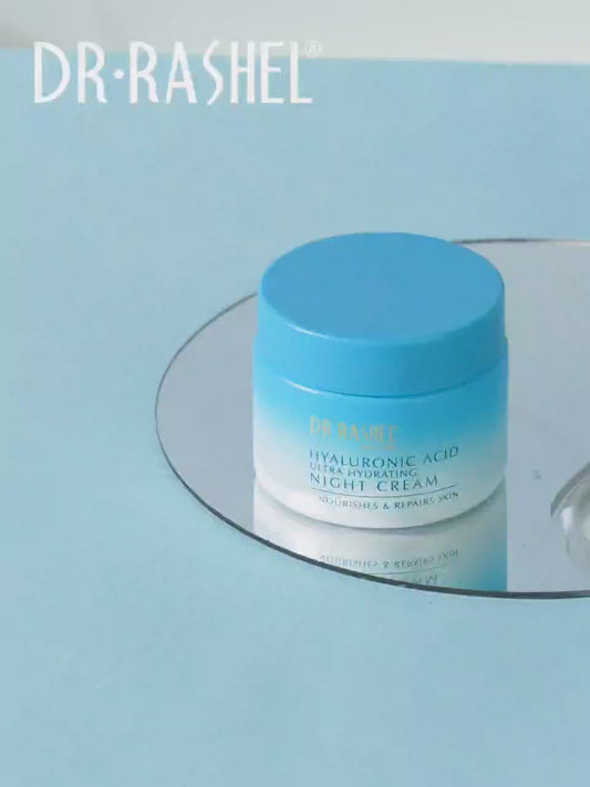 Dr Rashel Hyaluronic Acid Ultra Hydrating Night Cream – Deep Repair & Overnight Moisture Recharge (50g)