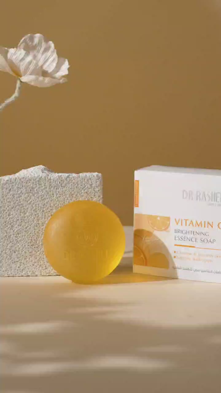 Dr Rashel VC Vitamin C Brightening Essence Soap – Deep Cleansing, Whitening & Glowing Skin Formula (100g)