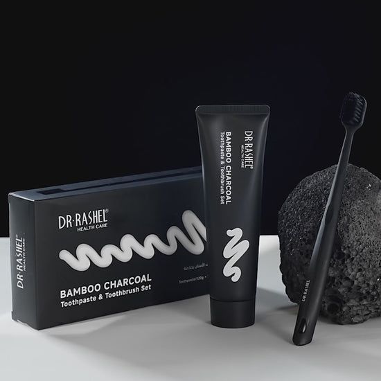 Bamboo Charcoal Toothbrush Set – Pack of 2