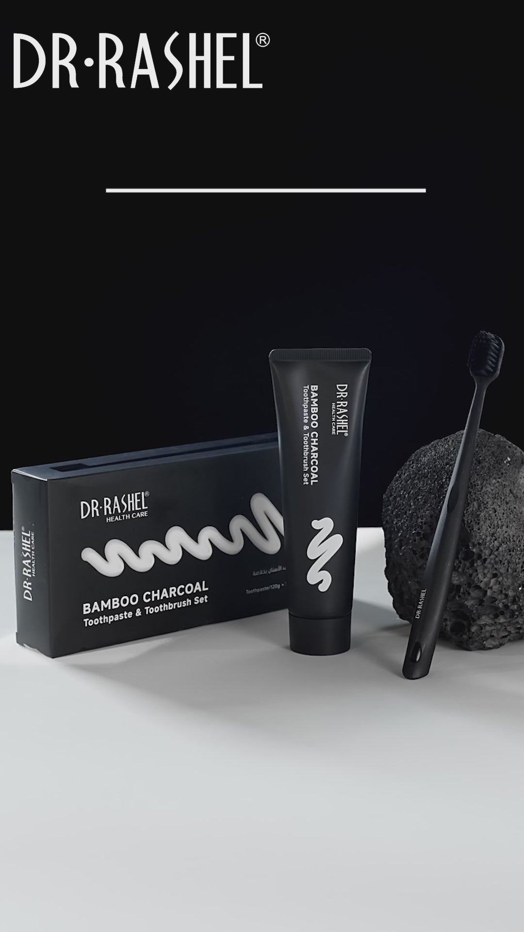 Bamboo Charcoal Toothbrush Set – Pack of 2