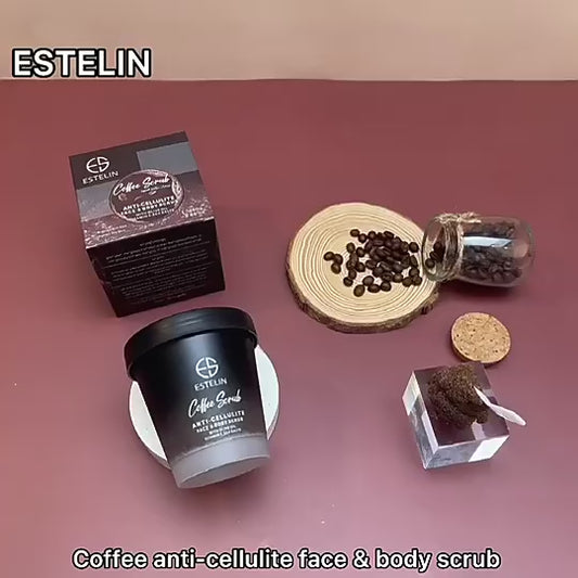   Estelin Coffee Scrub Anti Cellulite Face & Body Scrub - 280g