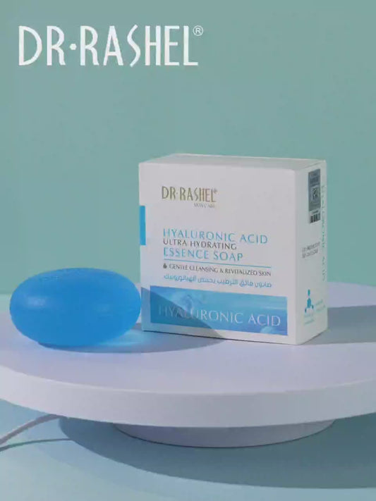Dr Rashel Hyaluronic Acid Ultra Hydrating Essence Soap – Deep Moisture Boost & Gentle Skin Replenishment Bar (100g)