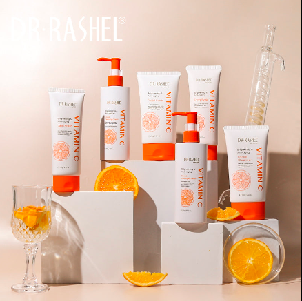 Dr Rashel Moisturizing Nourishing Whitening Brightening Anti Aging Vitamin C Facial Massage Cream 130g