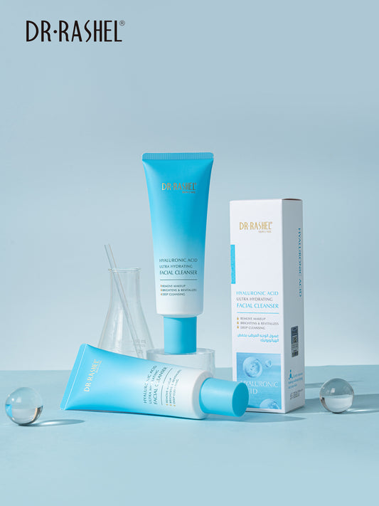 Dr Rashel Hyaluronic Acid Ultra Hydrating Facial Cleanser – Deep Moisture Boost & Gentle Purifying Face Wash (100ml)