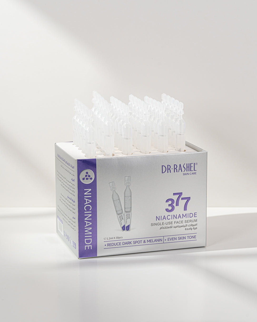 Dr Rashel 377 Niacinamide Single-Use Face Serum – Brightening & Spot Correcting Mini Ampoule (2ml)