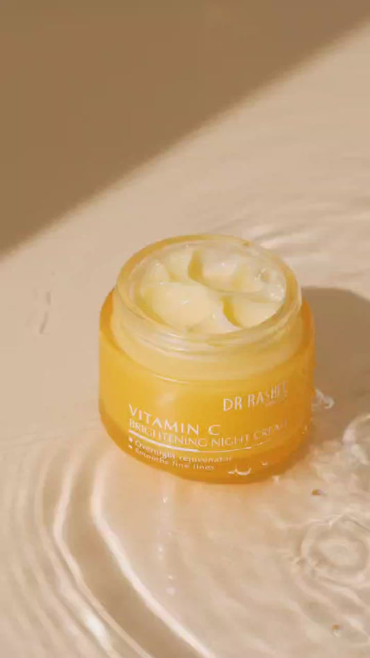 Dr Rashel Vitamin C Brightening Night Cream – Overnight Glow, Pigmentation Fade & Skin Repair Formula (50g)