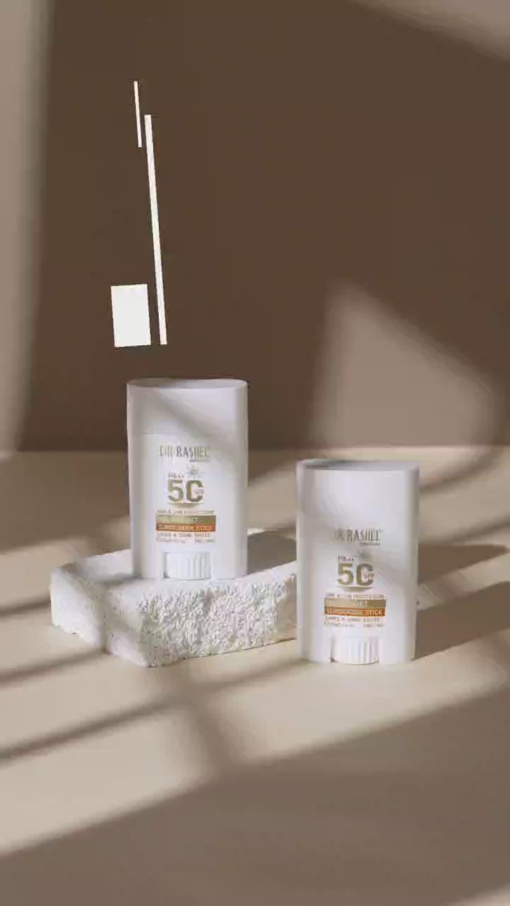 Dr Rashel UVA + UVB Age Perfect Sun Protection Stick – Invisible Broad Spectrum SPF with Anti-Aging Care (20g)