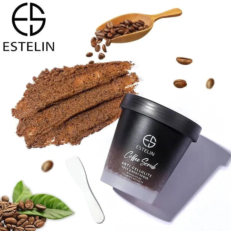 Estelin Coffee Scrub Anti Cellulite Face & Body Scrub - 280g