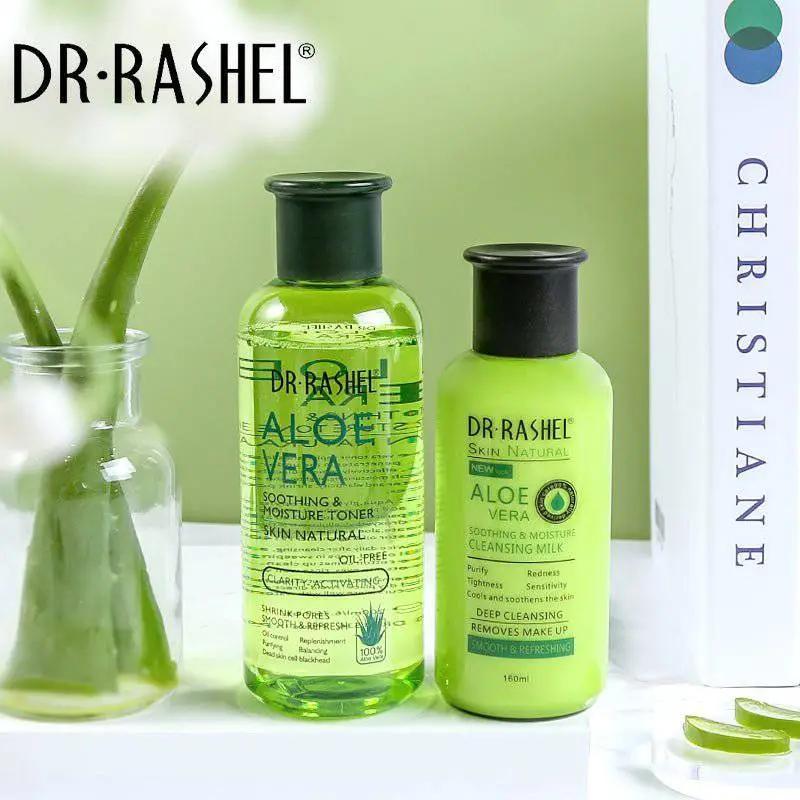 Dr.Rashel Aloe Vera Skin Natural Soothing & Moisture Skin Care Series  - Pack of 6 With Box