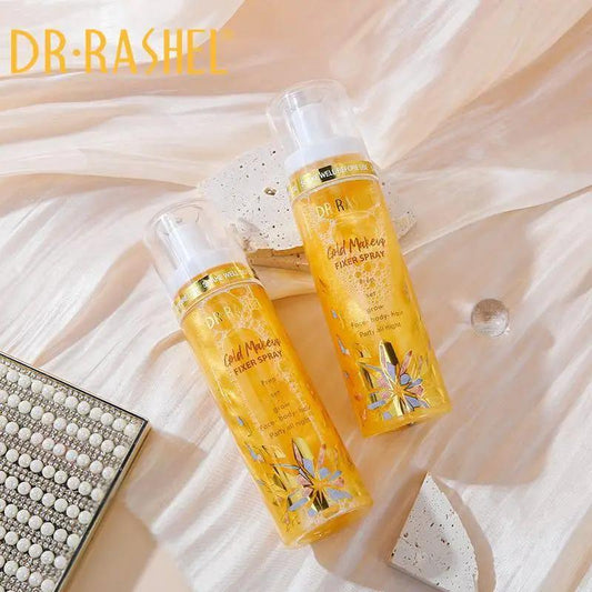   Dr.Rashel Lightweight & Moisturizing Gold Makeup Fixer Spray - 100ml