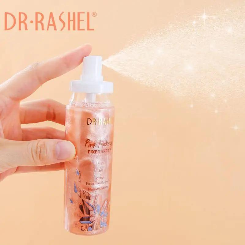 Dr.Rashel Lightweight &  Moisturizing Pink Makeup Fixer Spray - 100ml