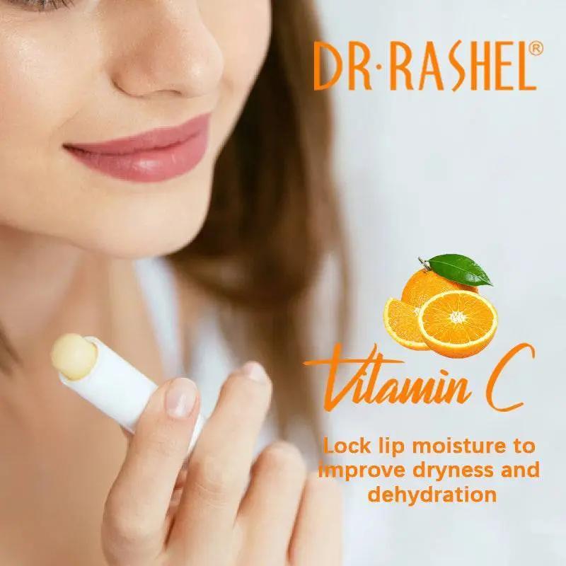 does vitamin c brighten lips on Before After Introducing vitamin C mineral SPF 30 lip serum in four universal shades (Baby Pink Dr.Rashel Lip Balm Series Brighten