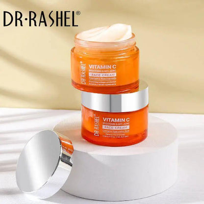   Dr.Rashel Vitamin C Brightening & Anti Aging Face Cream Powered By Hyaluronic Acid