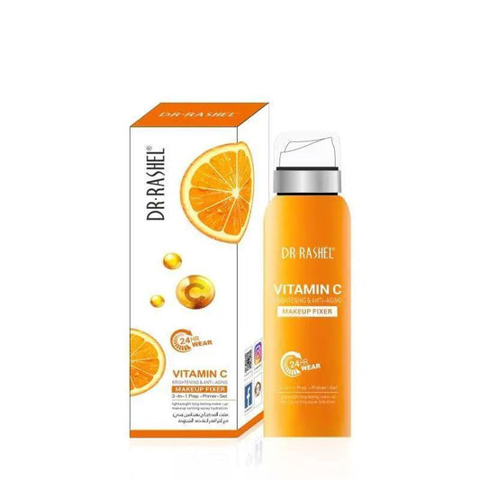   Dr.Rashel Vitamin C Brightening & Anti Aging Make up Fixer 3 in 1 Prep Primer Set - 160ml