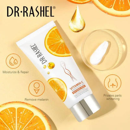   Dr.Rashel Vitamin C Brightening & Anti Aging Whitening Cream for Private Body Parts for Girls & Women - 80ml