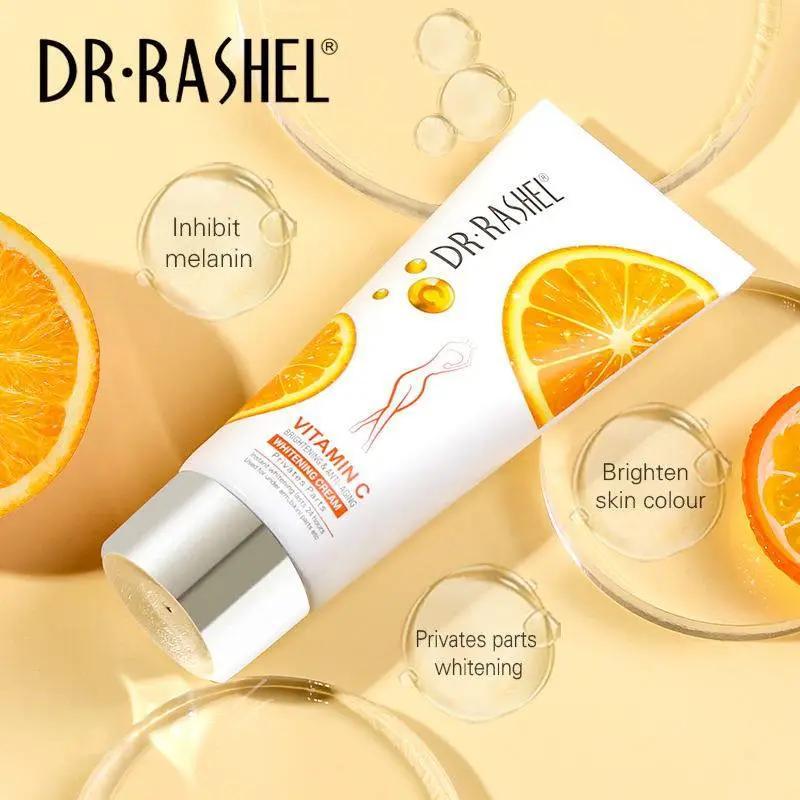 Dr.Rashel Vitamin C Brightening & Anti Aging Whitening Cream for Private Body Parts for Girls & Women - 80ml