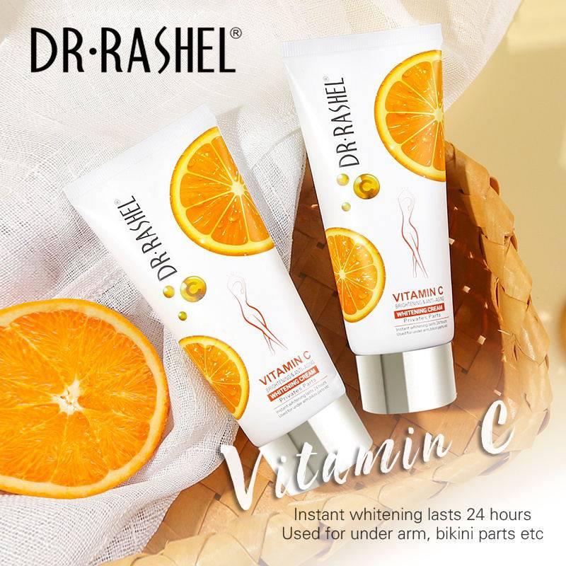   Dr.Rashel Vitamin C Brightening & Anti Aging Whitening Cream for Private Body Parts for Girls & Women - 80ml