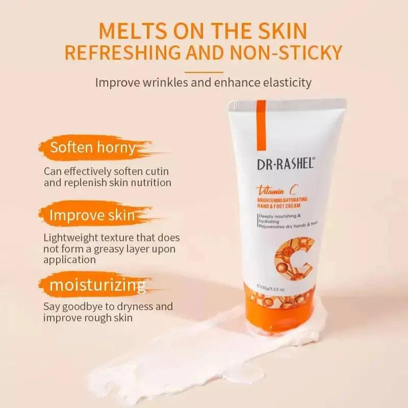   Dr.Rashel Vitamin C Brightening & Hydrating Hand & Foot Cream - 100g