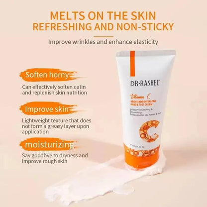   Dr.Rashel Vitamin C Brightening & Hydrating Hand & Foot Cream - 100g