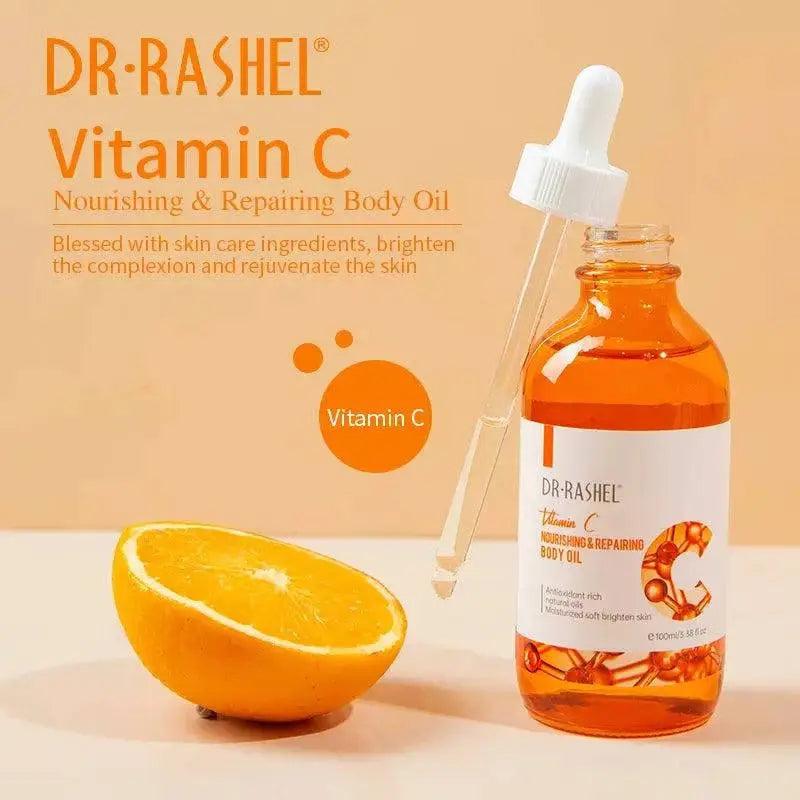   Dr. Rashel Vitamin C Nourishing & Repairing Body Oil - 100ml