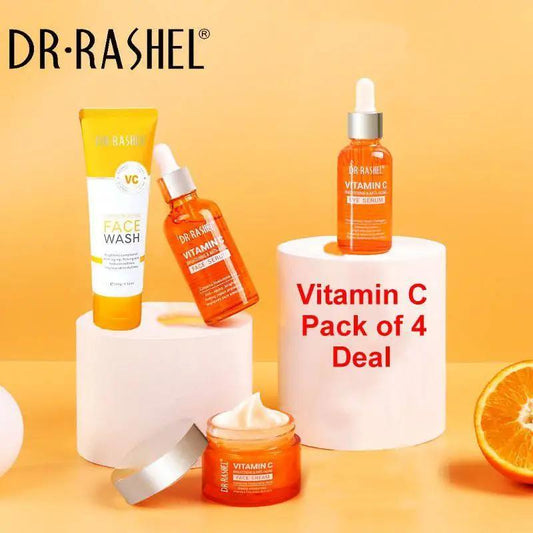   Dr.Rashel Vitamin C Series - Pack of 4 Deal with Face Wash