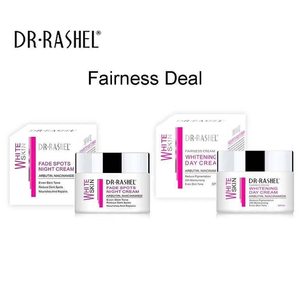 Dr.Rashel White Fade Spot Night Cream + Whitening Day Cream - 2 کا پیک