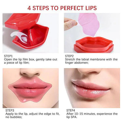   ESTELIN Fascinating Red Nourishing and Smoothing Lip Mask - 60g - 22 Pcs